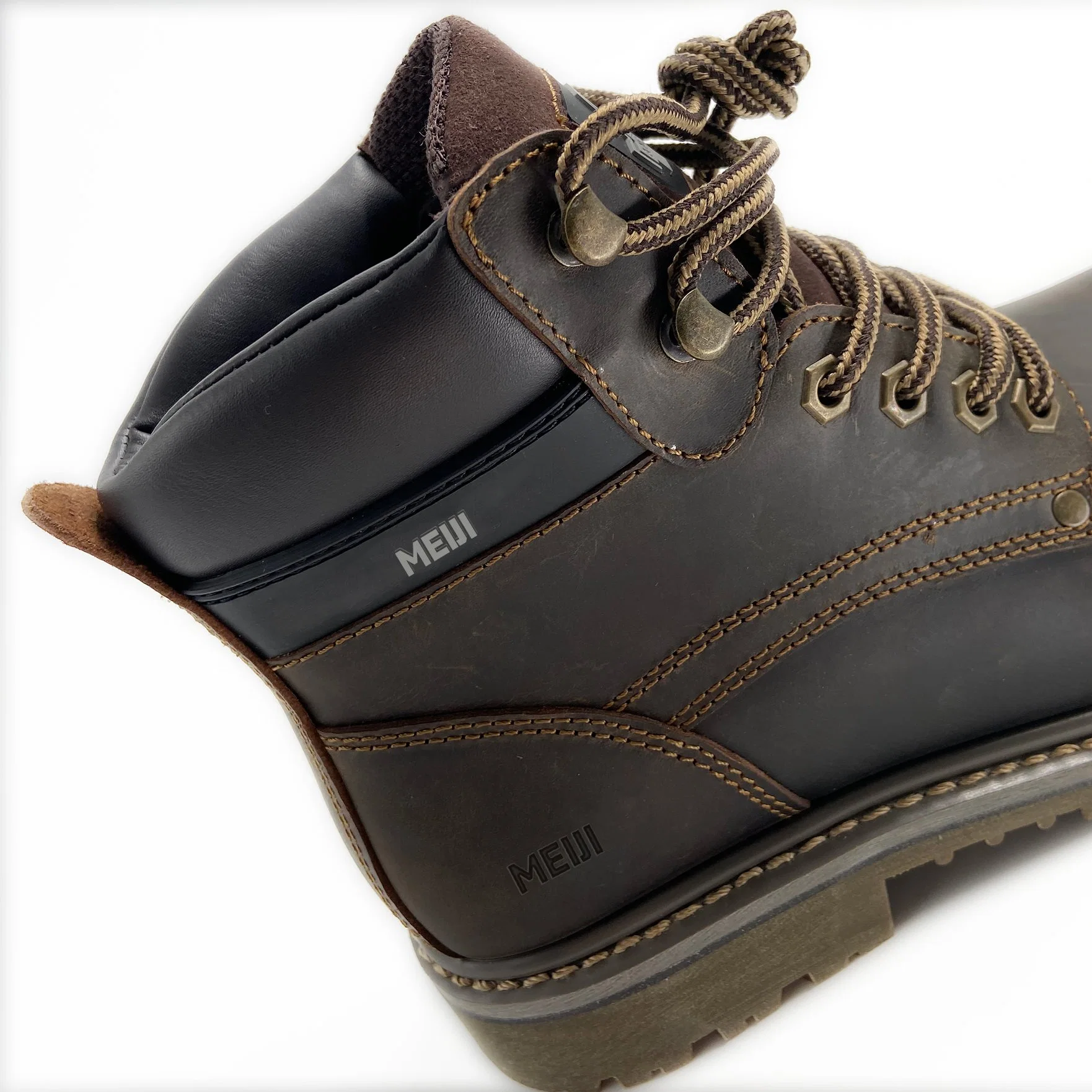 Goodyear Nubuck Cowhide Labor Safety Footwear with Fashion Model Style