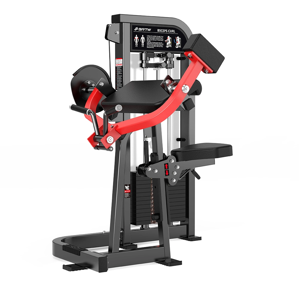 Sports Body Building Exercise Hammer Strength Machine Gym Fitness Equipment Biceps Curl