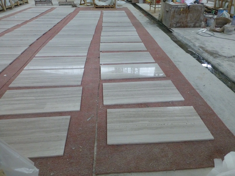 Natural Stones 2cm Thickness Quality Timber White Marble Tile/Slab