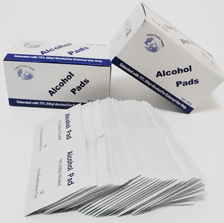 70% Isopropyl Alcohol Pad Medizinischer Alkoholtupfer