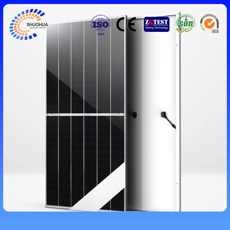 Erneuerbare Energie Stromerzeugung Solar Tragbares System Mono Halbzelle PARA Solar Panel PV Modul IP68 bewertet Wasserdicht 600W Solar Fenster