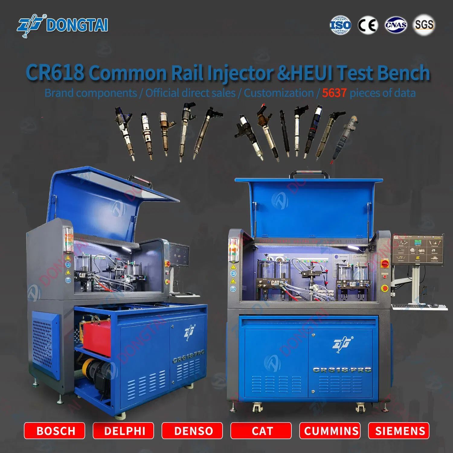 Cr618 Common Rail Injector and Heui Test Bench