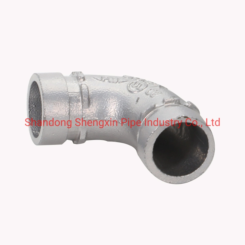 FM, UL Ductile Iron Grooved Fitting/ Elbow for Fire Protection Epoxy Red