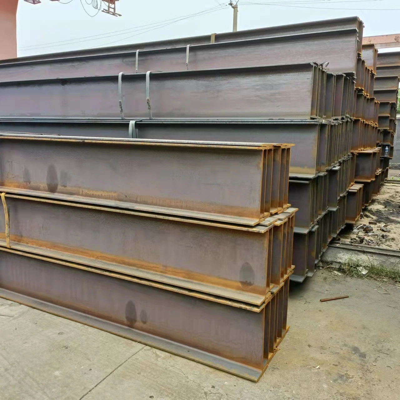 Beams Welded H Beam Q235 Q355b Q355c Hot Rolled Iron Structural Steel for Sale Steel Tia Industrial Technique Grade Product