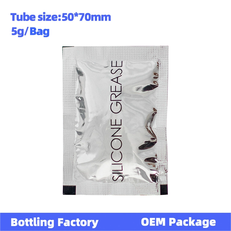 Multi-Purpose Translucent White Silicone Grease Small Packet for O-Rings Sealing 5g