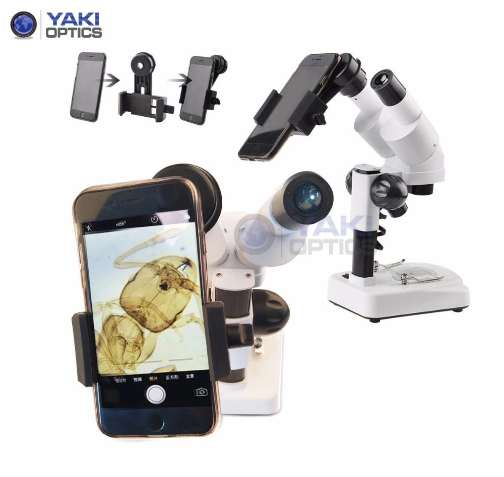 Unique USB Digital Mobile Phone Stereo Microscope with Universal Adapter