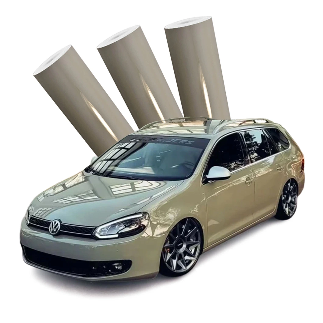 Beikaer Grau Pearl Air Bubble Free Car Skin Decoration Pet PVC Vinyl Film