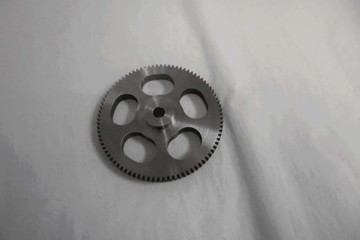 OEM Customized Prototype Industrial Equipment Cast Steel Cutting Cylindrical Gear CNC Machining Part