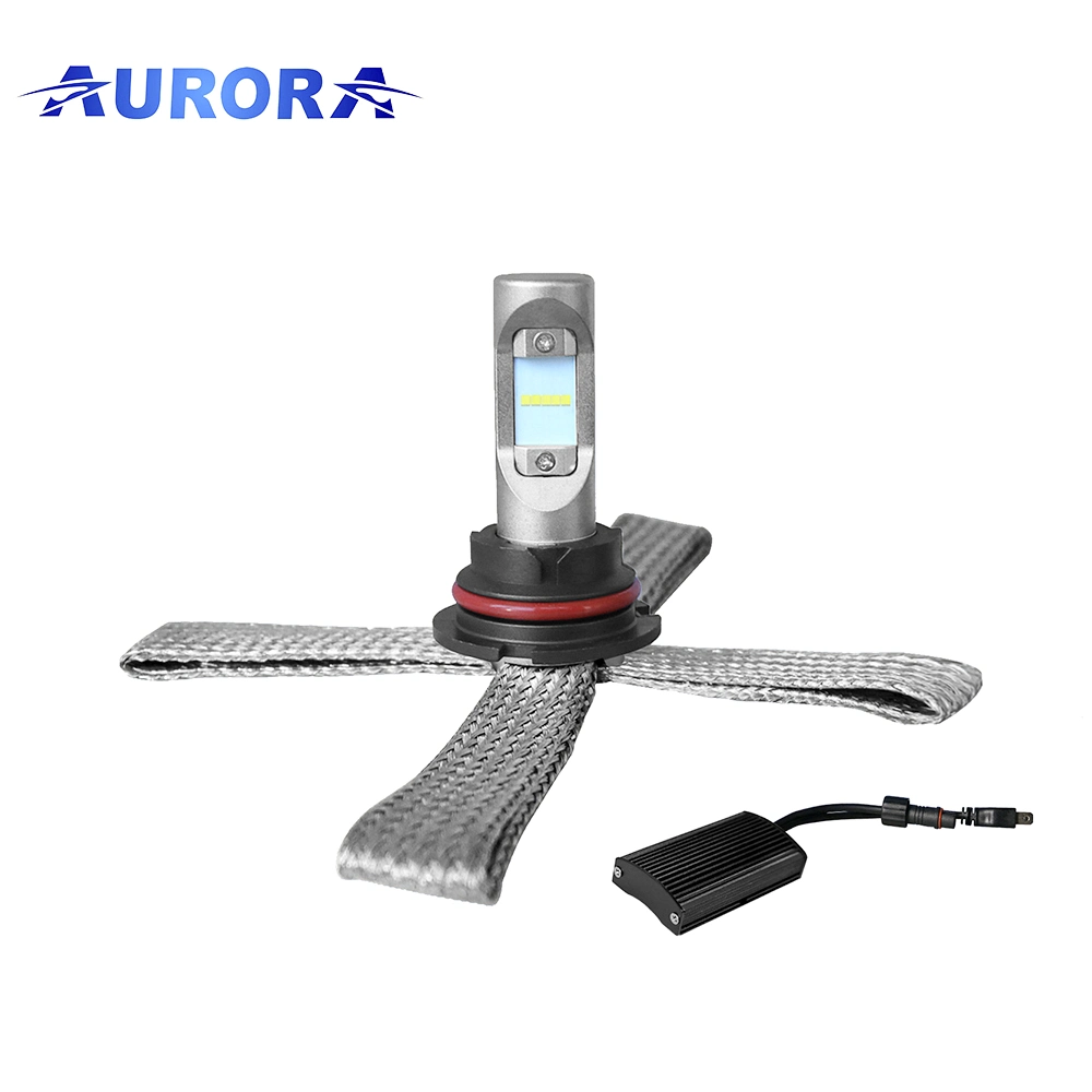 Mayorista/Proveedor de fábrica barata de alta calidad de pequeño tamaño de 50W 12000LM Coches Automoción bombilla del faro de LED con iluminación de aleta de malla de cobre