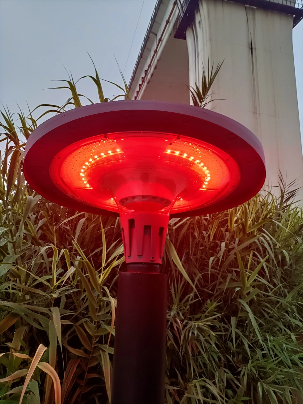 Ukisolar el ahorro de energía solar impermeable al aire libre Jardín de Luz LED lámpara de la calle con baterías LiFePO4