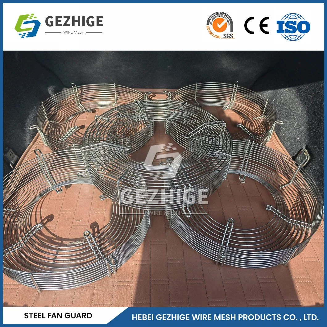 Gezhige Fan Guard Protection Factory amostra disponível Folha Metal Fan A cobertura China adapta-se à proteção da ventoinha de malha de 80 mm