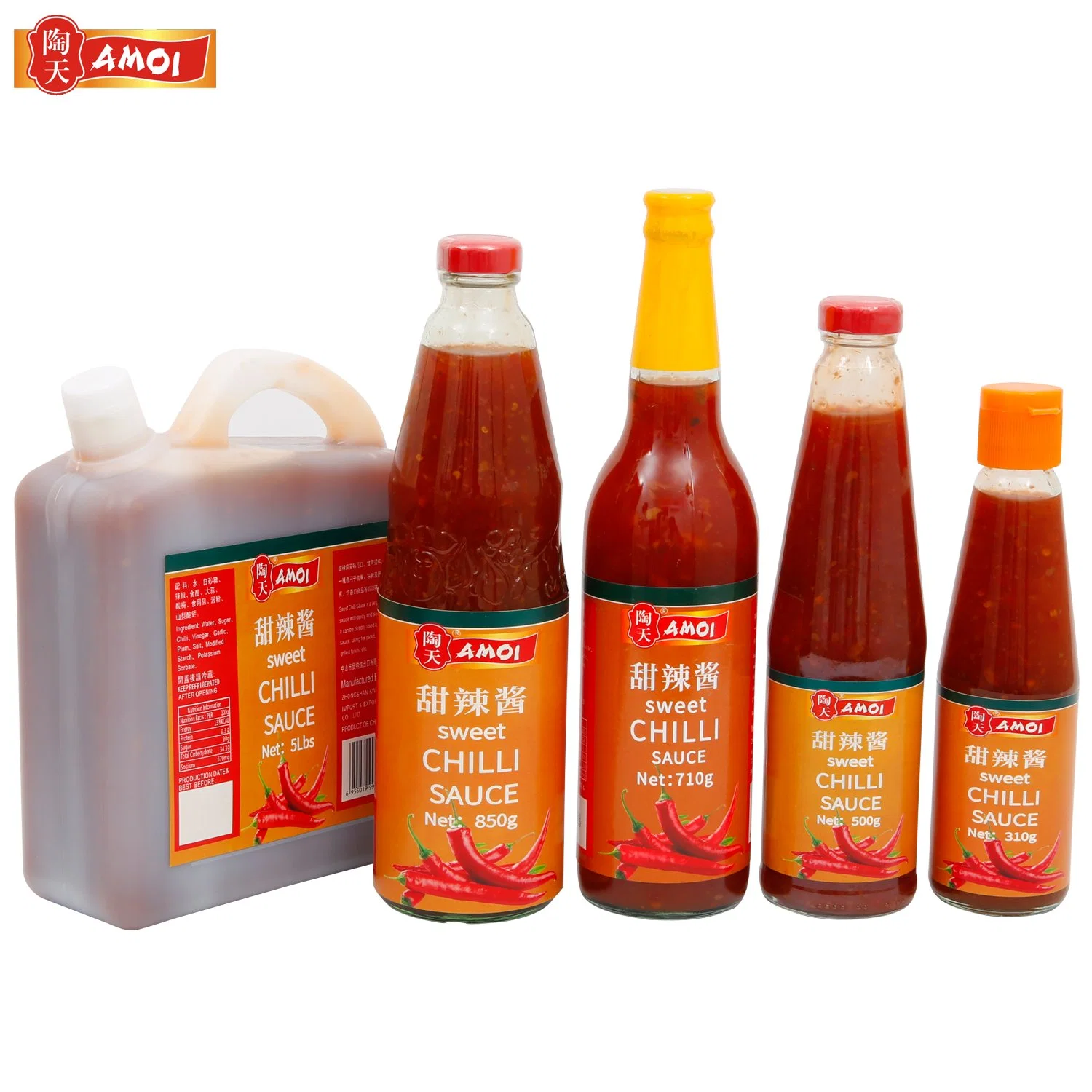 Sweet Chilli Sauce Gluten Free for North America, South America, Eastern Europe, Southeast Asia Markets