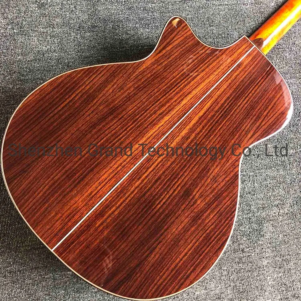 Custom 41 Inch 916s Guitar Factory Custom Abalone Ebony Fingerboard Spruce Top Electric Acoustic Guitar