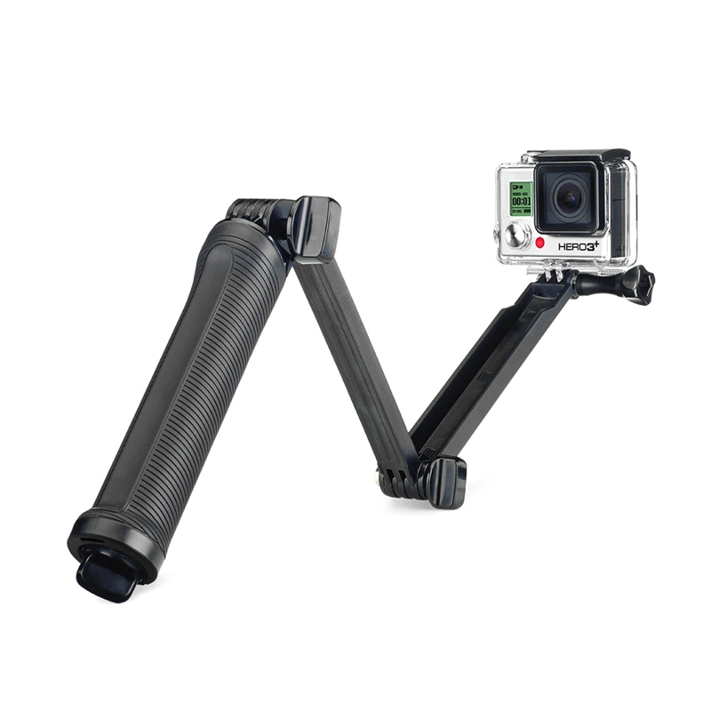 Wholesale/Supplier Black Foldable Handheld Selfie Stick for Gopro Video Camera Accessories