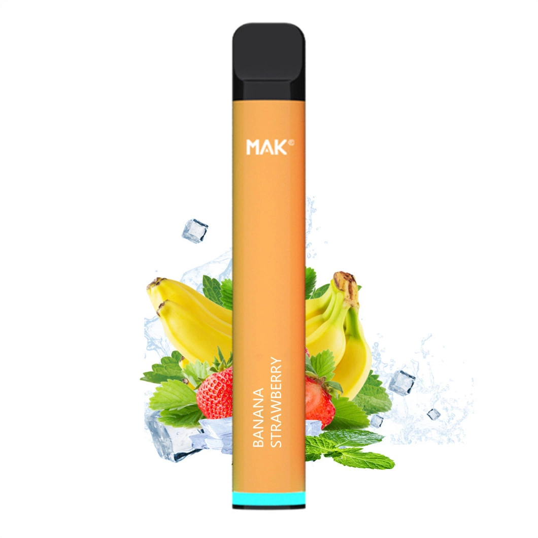 Commerce de gros prix d'usine Mak Lux 1500 Vape stylo jetable de bouffée de