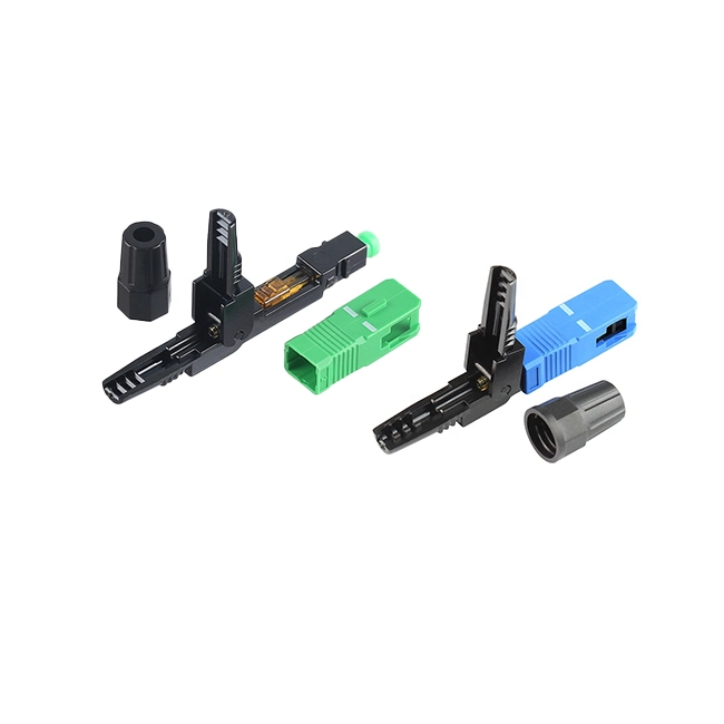 Optic Fiber Fast Connector Sc Upc/APC Single Mode Double Line Slot Field Assembly Quick Connector