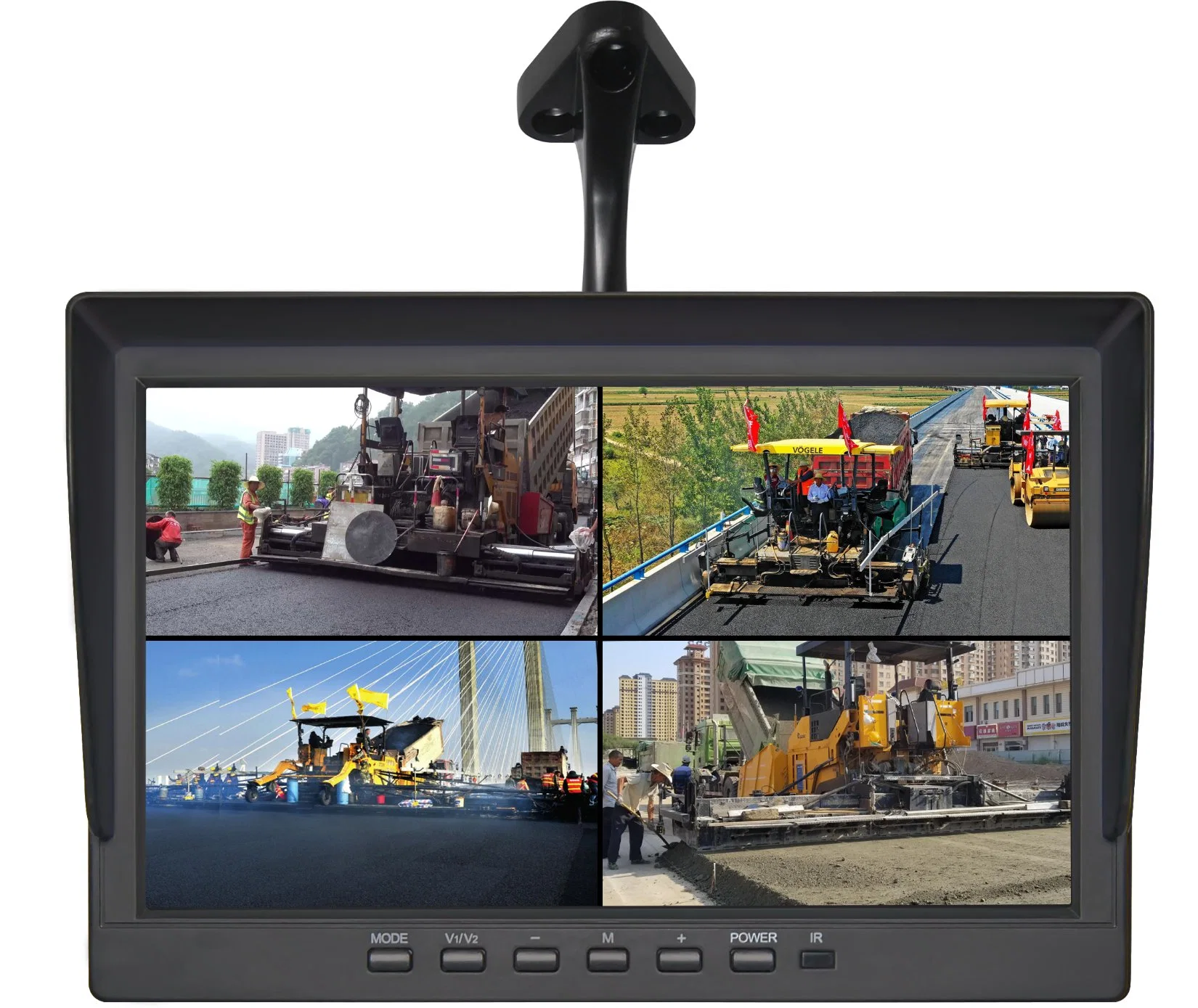 ISO/IATF Factory 10.1 Inch Digital Screen Car Monitor Rear View Ahd Truck Reverse Monitor LCD Screen Camera Monitor