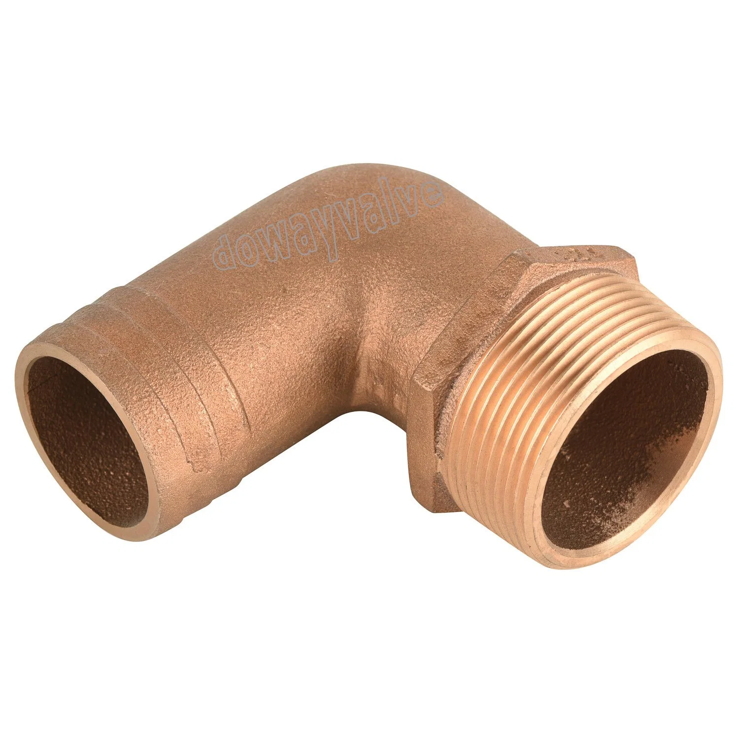 Thread Connected Bronze 90 Degree Elbow