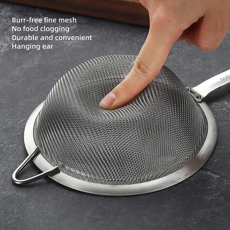 Amazon Price Mesh Sieve Kitchen Accessories Stainless Steel Gadgets Food Colander