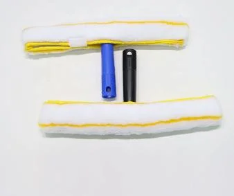 Window Cleaning Tools with Polyester Microfiber Fabric and Plastic Handle