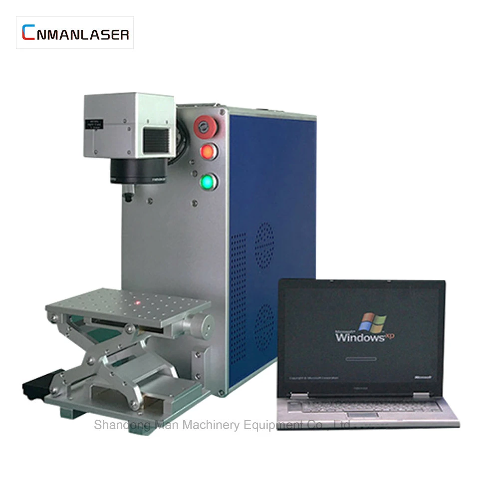 Mini Size Animal Ear Tag Laser Marking Machine with Laptop