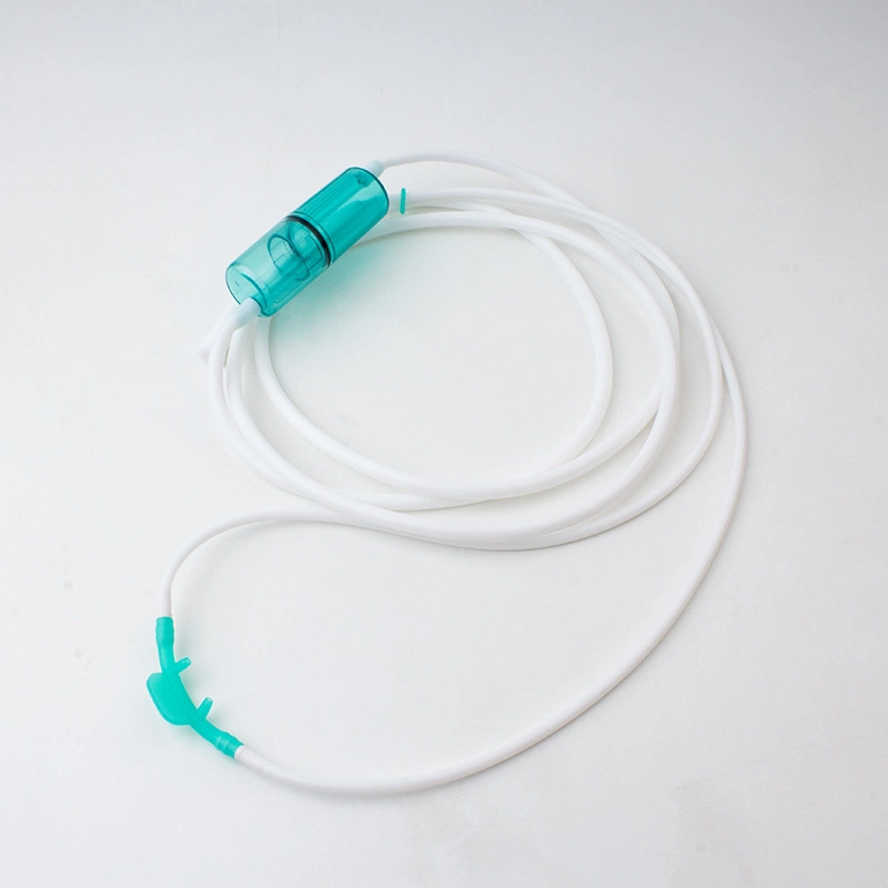 No Plastic Smell Silicone Soft Transparent White Color Reusable Oxygen Nasal Cannula