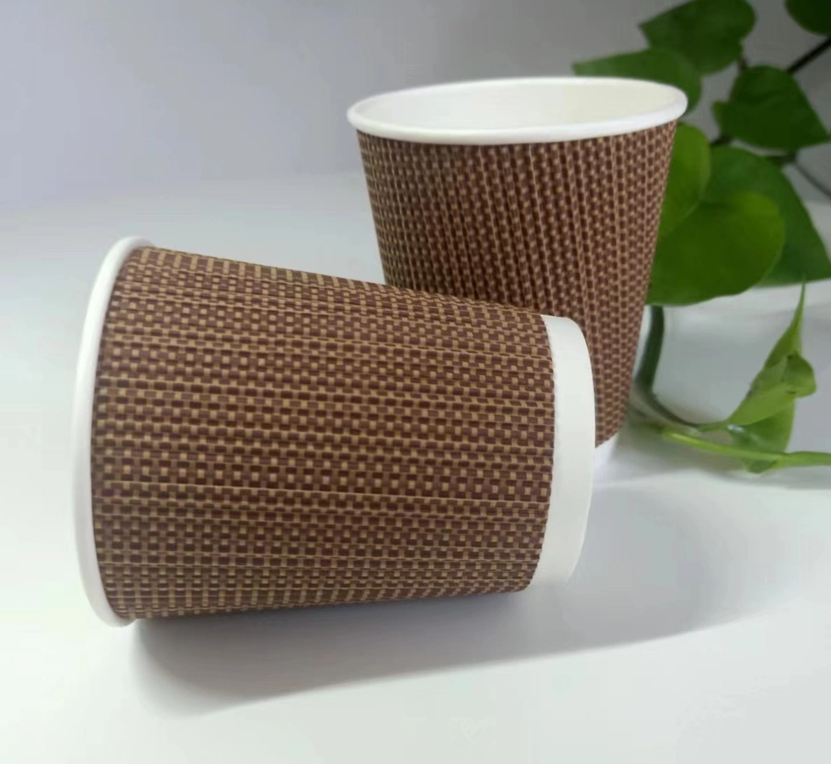 Factory Good Quanlity Regular Supply Double Wall Disposable Paper Cup 8 Oz Hot Drinking Coffee Cup