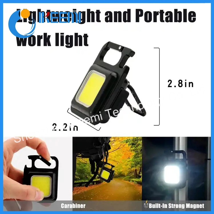 Multifunctional Outdoor Portable USB COB Work Light Inspection Light Camping Mini LED Flashlight
