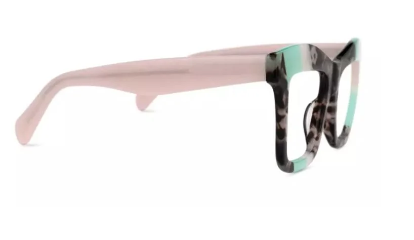 Nouveau design partie acétate décoratifs multi couleurs tortue Lunettes Les lunettes de la qualité de châssis