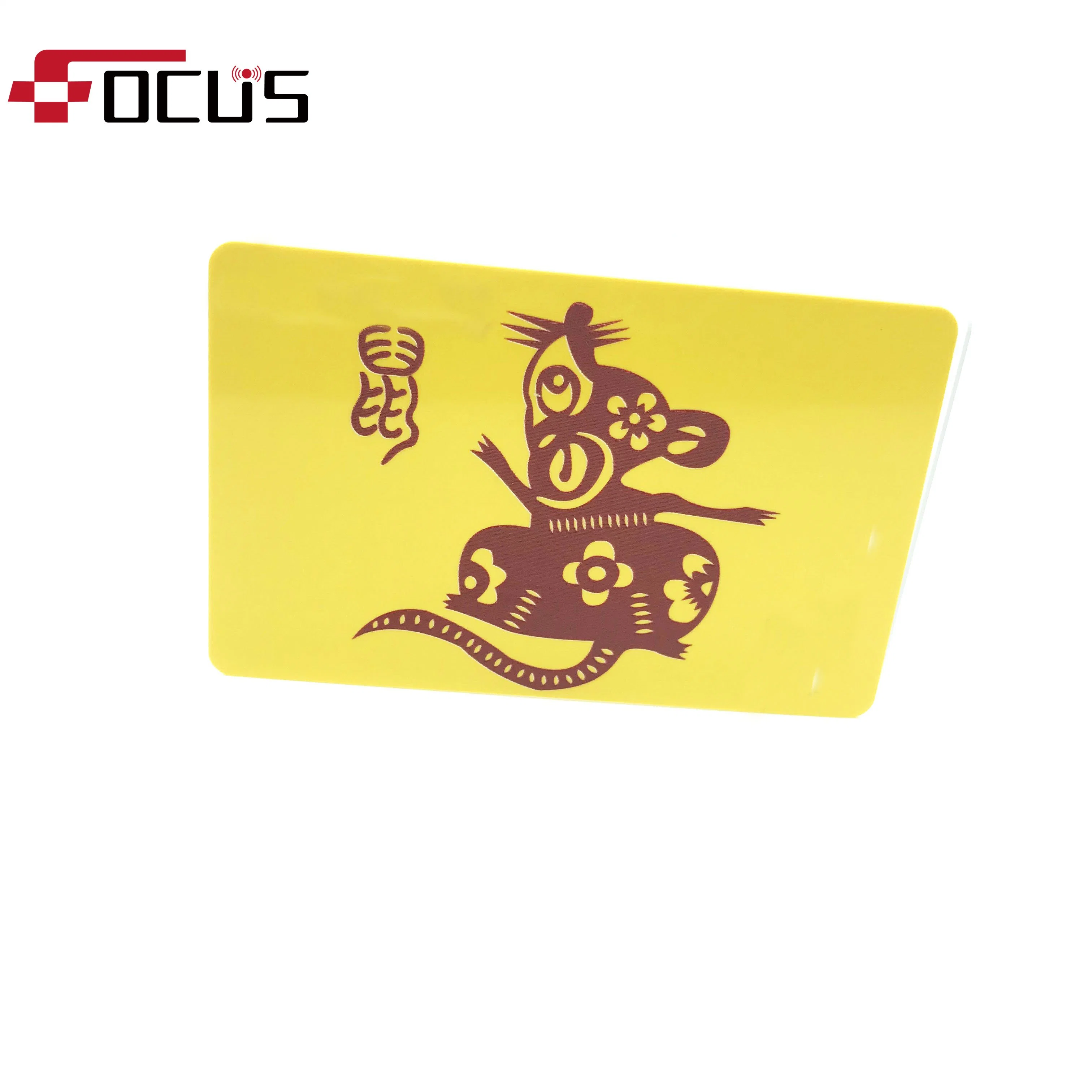 Good Quality Beautiful New Year Gift Plastic Card