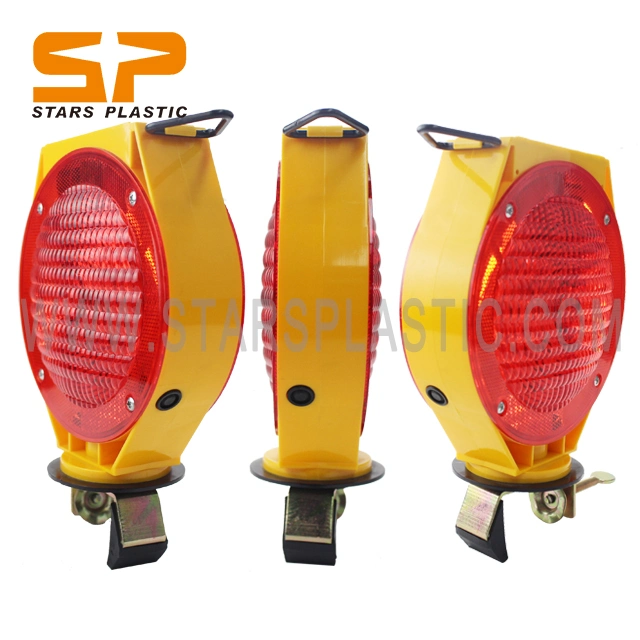 Solar LED Safety Warning Barricade Light