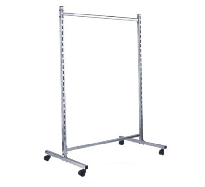 4-Way Garment Rack with Chrome Hanger/ Hanging Bar