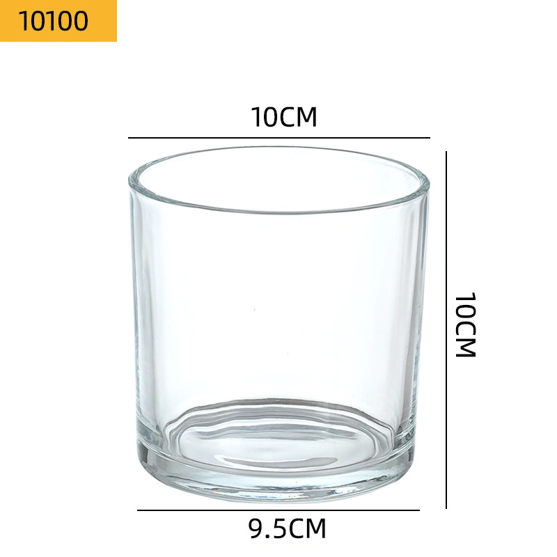 Wholesale/Supplier Transparent Color Lanterns Candle Jars Cylinder Glass Candle Holder for Wedding Party