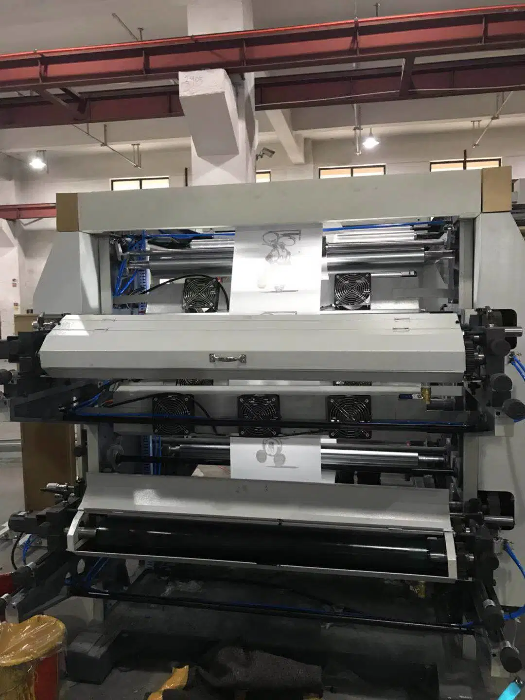 High Speed PVC UV Foil BOPP PE Inline Large Format 2 4 5 6 Color Label Paper Cup Plastic Film Bag Flexography Printing Machine Price