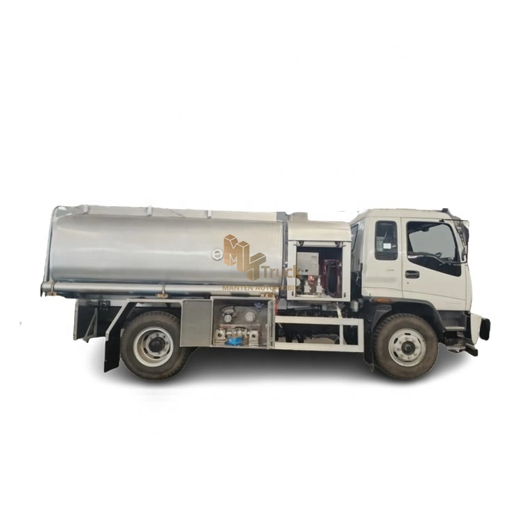 Isuzu Ftr 10 cbm 4X2 10000L de aceite de reabastecimiento de combustible de aviones vehículo 10000litros helicóptero aviación Jet Refueler camión tanque de combustible de dispensación