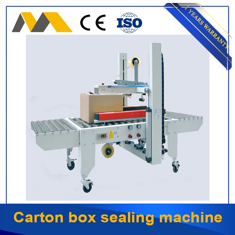 Adhesive Tape Corner Box Sealing Machine Tapping Machine with Double Side Power