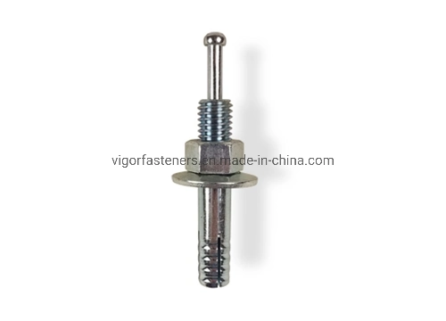 M6-M20 Carbon Steel Hit Anchor Bolt with Yellow/White Zinc Plated for Construction Hammer Drive Anchor Expansion Anchor