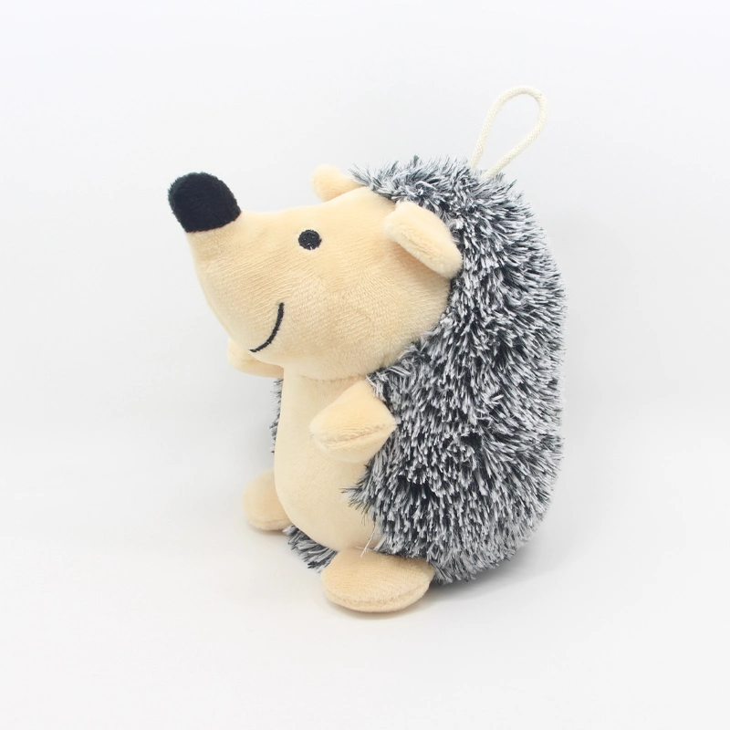 Retourner cadeaux pour enfants anniversaire adorable animal peluche jouets en peluche bourrés Support Hedgehog personnalisé