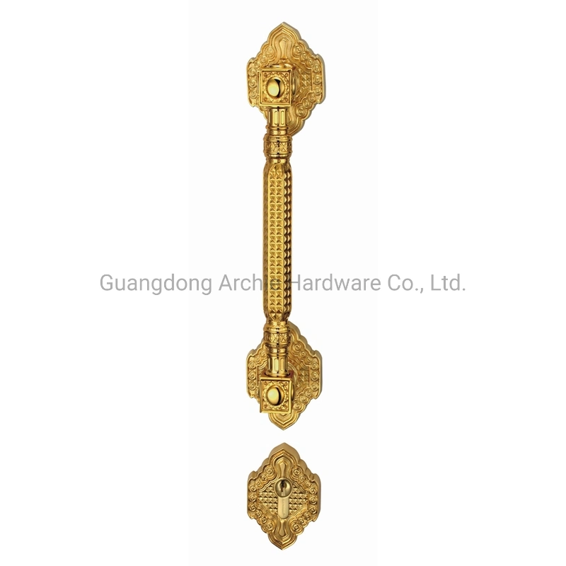 (C03 Series) Luxury Brass Copper Home Golden Mortise Door Handle Lever Door Lock