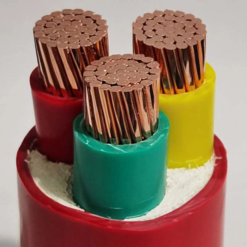 0,6/1kV 3 núcleo de cobre núcleo subterráneo XLPE recubierto de PVC Cable blindado de 6 mm2