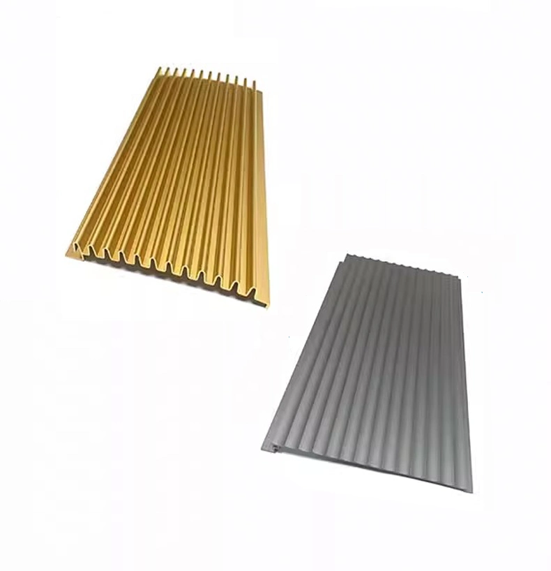 6063 T5 Aluminum Profile for Wall Decorative Aluminum Extrusion Wave Plate