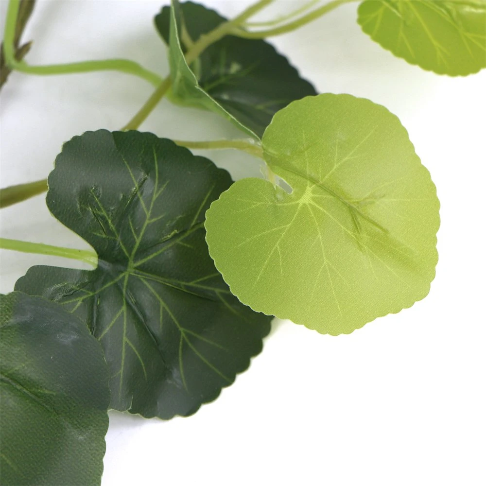 Wholesale Begonia Artificial Green Plant Vine Hanging Willow Leaves for Cafe Wall Decoration