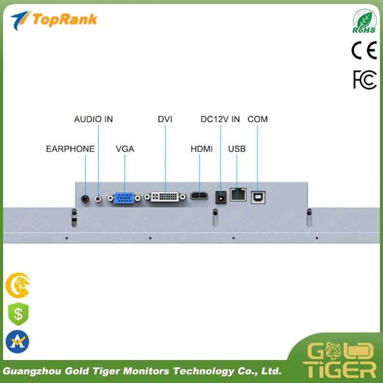 2023 Goldtiger Low Power Consumption TFT LED LCD Open Frame 19''/22''touch Screen for Game Table