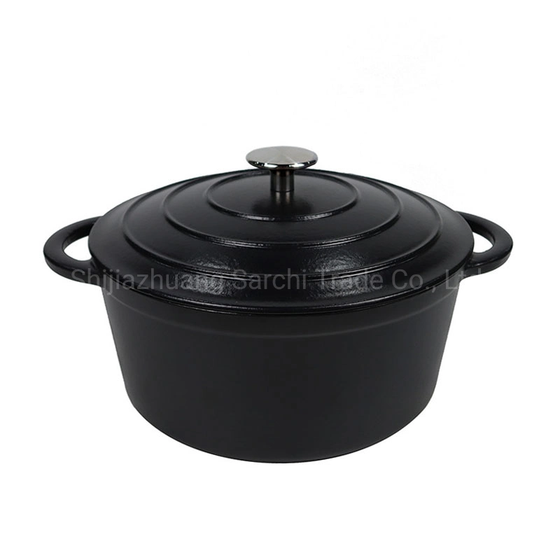 2.6qt 5.2qt Nonstick Bread Baking OEM Customized Colorful Matte Multi Cast Iron Enameled Dutch Oven