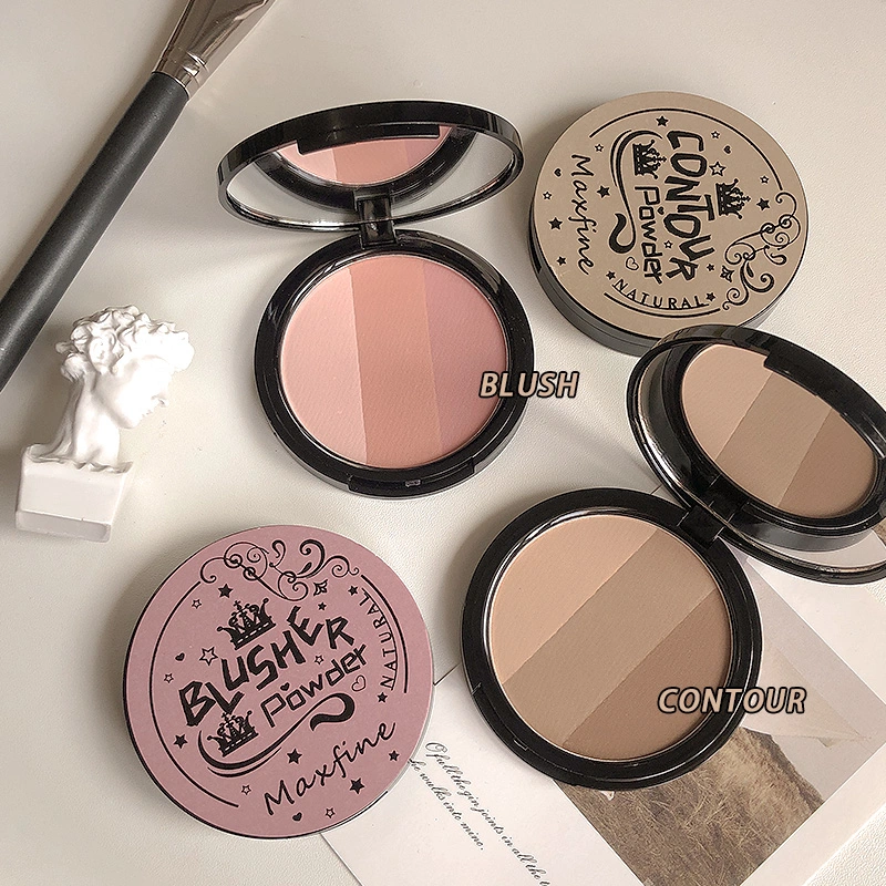 Blush Highlighter Powder Makeup Face Sculpt Shape Contouring Kit