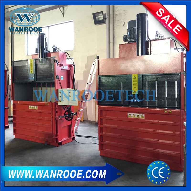 Hydraulic Waste Bottle Film Baling Press Plastic Baler Machine