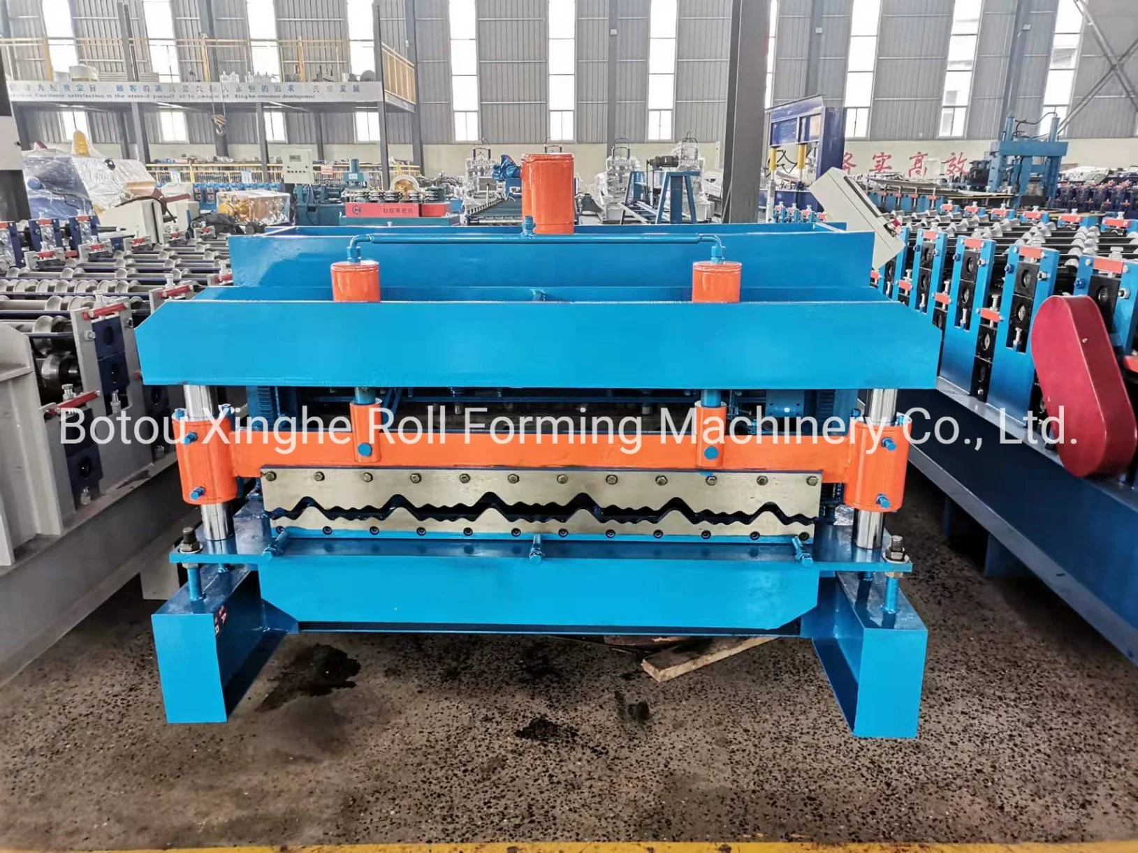 New Design High Accurate and Quality Glazed Tile Making Machinery Tile Forming Machine Colored Steel Tile Building Construction