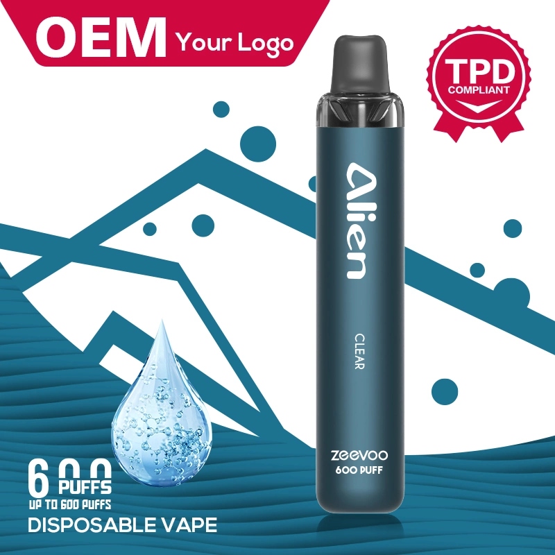 New Portable 2% Low Nicotine Slim Vape Pen with Tpd&Ufi