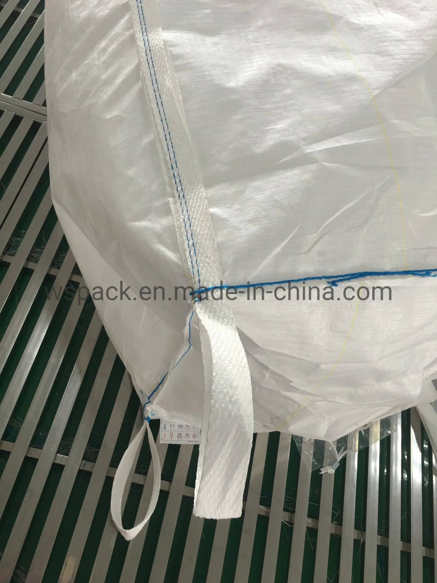 Ton Bag China Bulk Big Bag Factory Bulk Bag 1 Ton Jumbo Bag Specification Container Bag Sand Industrial Construction Garbage Pea Gravel Tonne Bag