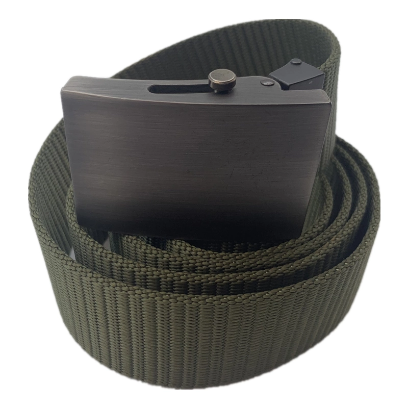 Original Factory OEM Design Fashion Casual Outdoor Metal Buckle Canvas Men Tactical Belt for Wholesale/Supplier